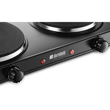 Kitchen Countertop Cast-Iron Double Burner Stainless Steel Body Sealed